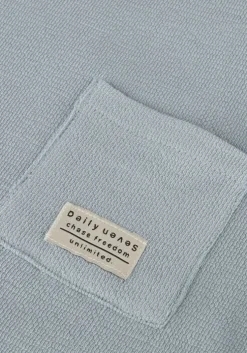 lichtblauwe daily7 t-shirt t-shirt structure print