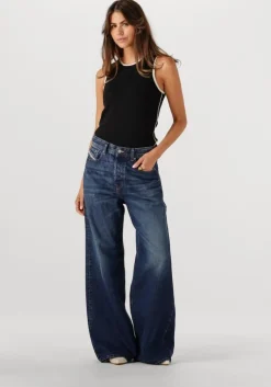 lichtblauwe diesel wide jeans 1996 d-sire