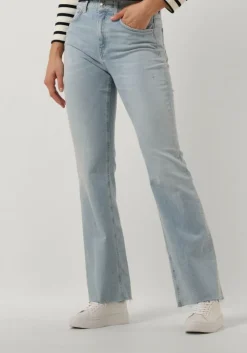 lichtblauwe drykorn flared jeans far