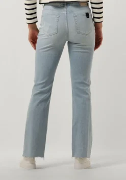 lichtblauwe drykorn flared jeans far