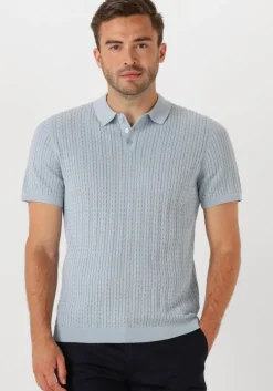 lichtblauwe drykorn polo triton 420197