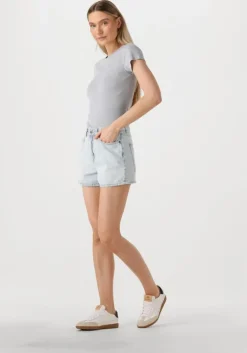 lichtblauwe drykorn shorts refer