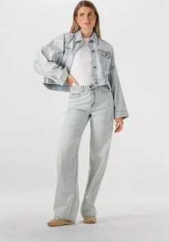 lichtblauwe drykorn spijkerjas holbrooks