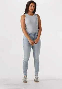 lichtblauwe drykorn straight leg jeans need