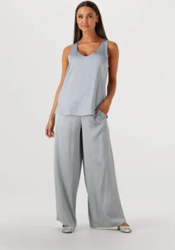 lichtblauwe drykorn top aminah