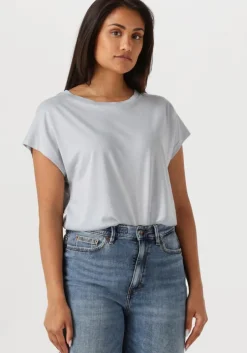 lichtblauwe drykorn t-shirt vanope