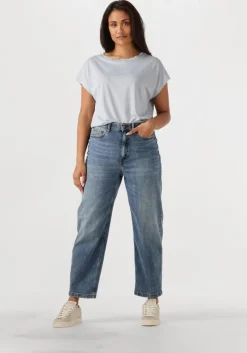 lichtblauwe drykorn t-shirt vanope