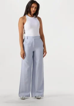 lichtblauwe edited pantalon amou trousers