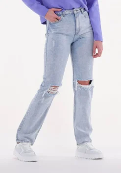 lichtblauwe envii straight leg jeans enbree straight jeans 6863