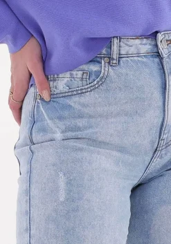 lichtblauwe envii straight leg jeans enbree straight jeans 6863