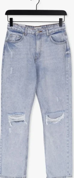 lichtblauwe envii straight leg jeans enbree straight jeans 6863