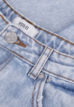 lichtblauwe envii straight leg jeans enbree straight jeans 6863