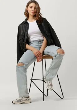 lichtblauwe envii straight leg jeans enbree straight jeans 6863