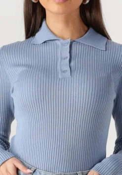 lichtblauwe envii tops & t-shirts enluna ls knit 7231