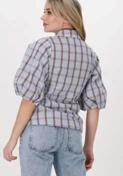 lichtblauwe esmé studios blouses ebony 2/4 shirt