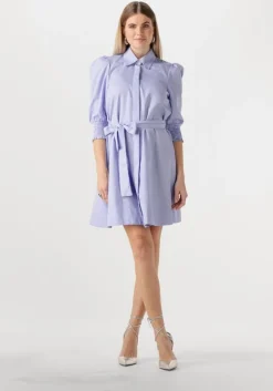 lichtblauwe est'seven mini jurk elise dress