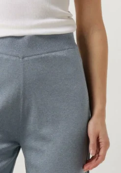 lichtblauwe est'seven wijde broek celeste trouser