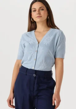 lichtblauwe fabienne chapot vest maddy cardigan