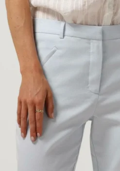 lichtblauwe fiveunits pantalon angelie split