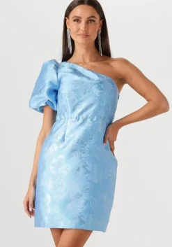 lichtblauwe freebird mini jurk dania flower