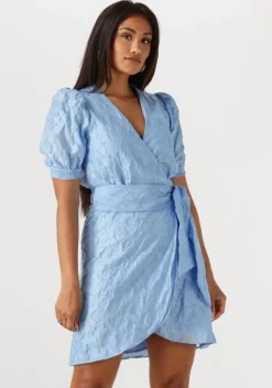 lichtblauwe freebird mini jurk blossom mini