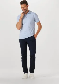 lichtblauwe genti polo polo 3 button ss j2001-1212