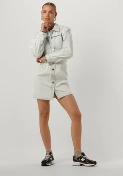 lichtblauwe gestuz mini jurk caliagz dress