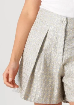 lichtblauwe greek archaic kori korte broek 310403