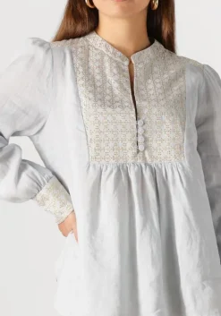 lichtblauwe greek archaic kori blouses 440645