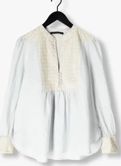 lichtblauwe greek archaic kori blouses 440645