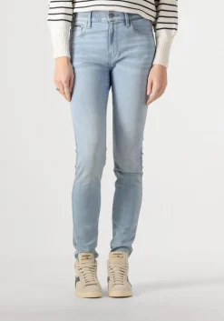 lichtblauwe g-star raw skinny jeans 3301 skinny wmn