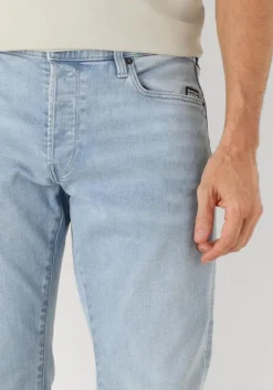 lichtblauwe g-star raw slim fit jeans 3301 slim