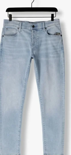 lichtblauwe g-star raw slim fit jeans 3301 slim