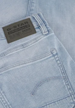 lichtblauwe g-star raw slim fit jeans 3301 slim