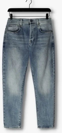 lichtblauwe g-star raw straight leg jeans 3301 regular tapered