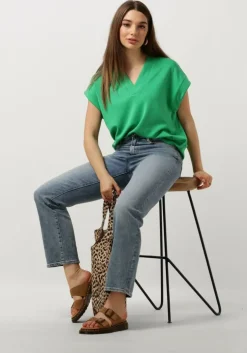 lichtblauwe g-star raw straight leg jeans viktoria high straight wmn