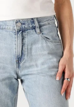 lichtblauwe g-star raw wide jeans judee loose wmn