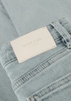 lichtblauwe homage straight leg jeans scotti relaxed straight jeans