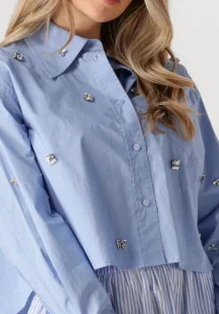 lichtblauwe ibana blouses tiberio