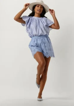 lichtblauwe ibana korte broek salia