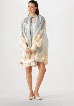 lichtblauwe ibana mini jurk divina