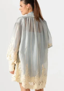 lichtblauwe ibana mini jurk divina