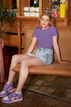 lichtblauwe indian blue jeans minirok denim skirt cargo pocket