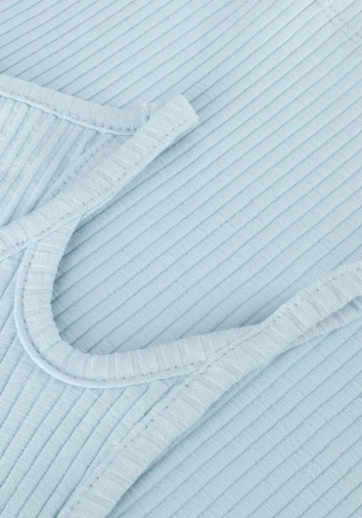 lichtblauwe indian blue jeans top singlet rib