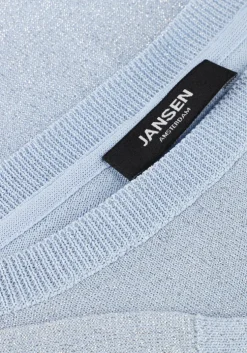 lichtblauwe jansen amsterdam top ilona trui lk 194 long sleeve