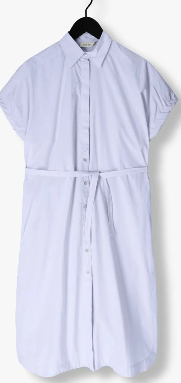 lichtblauwe knit-ted midi jurk lisette