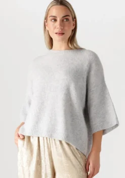 lichtblauwe knit-ted trui megan