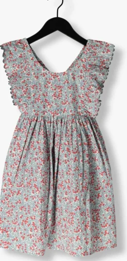 lichtblauwe konges slojd mini jurk verbena dress