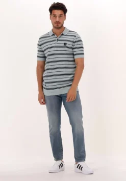 lichtblauwe kultivate polo pl konos stripes