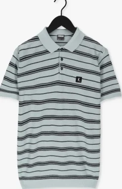 lichtblauwe kultivate polo pl konos stripes